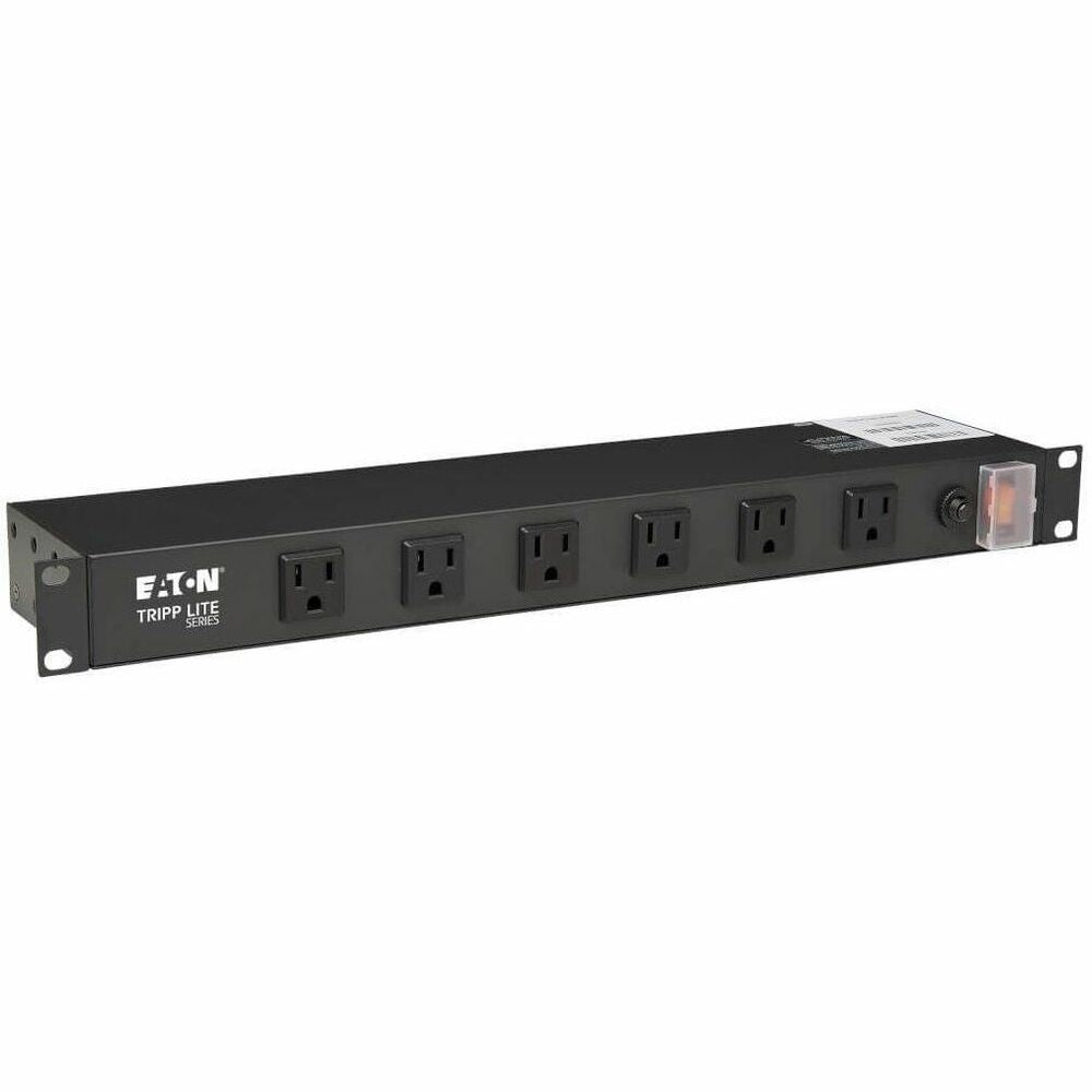 Tripp Lite by Eaton Power Strip Rackmount Metal 120V 5-15R Right Angle 12 Outlet 1U