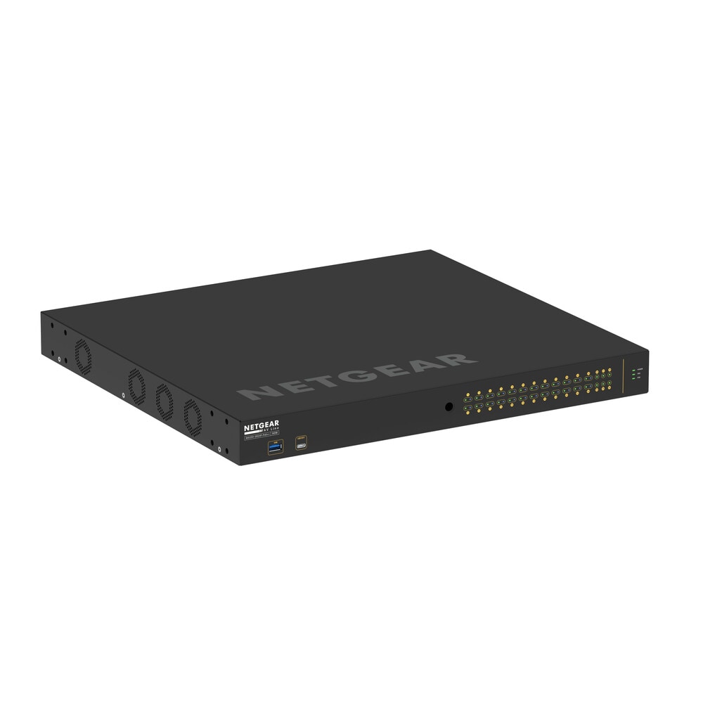 Netgear GSM4230UP M4250-26G4F-PoE++ AV Line 24x1G Ultra90 PoE++ 802.3bt 1,440W 2x1G and 4xSFP Managed Switch