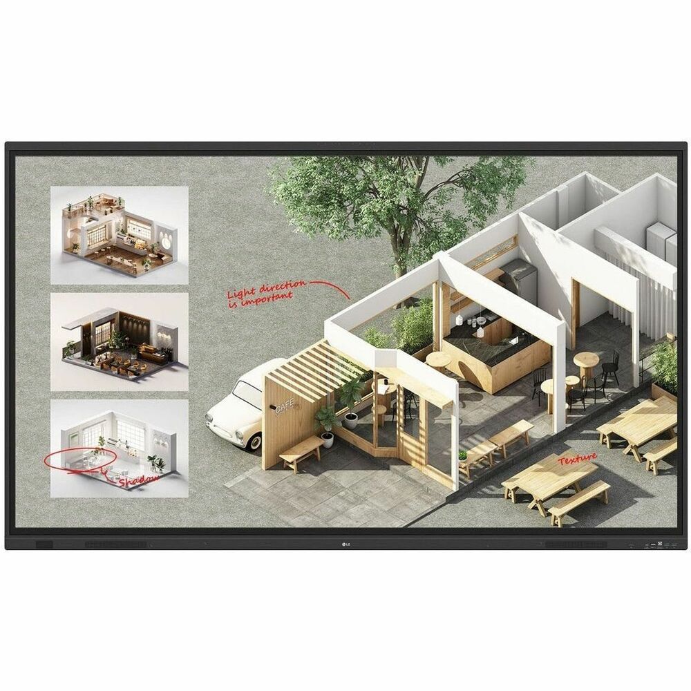 LG CreateBoard 86TR3DQ-B Collaboration Display