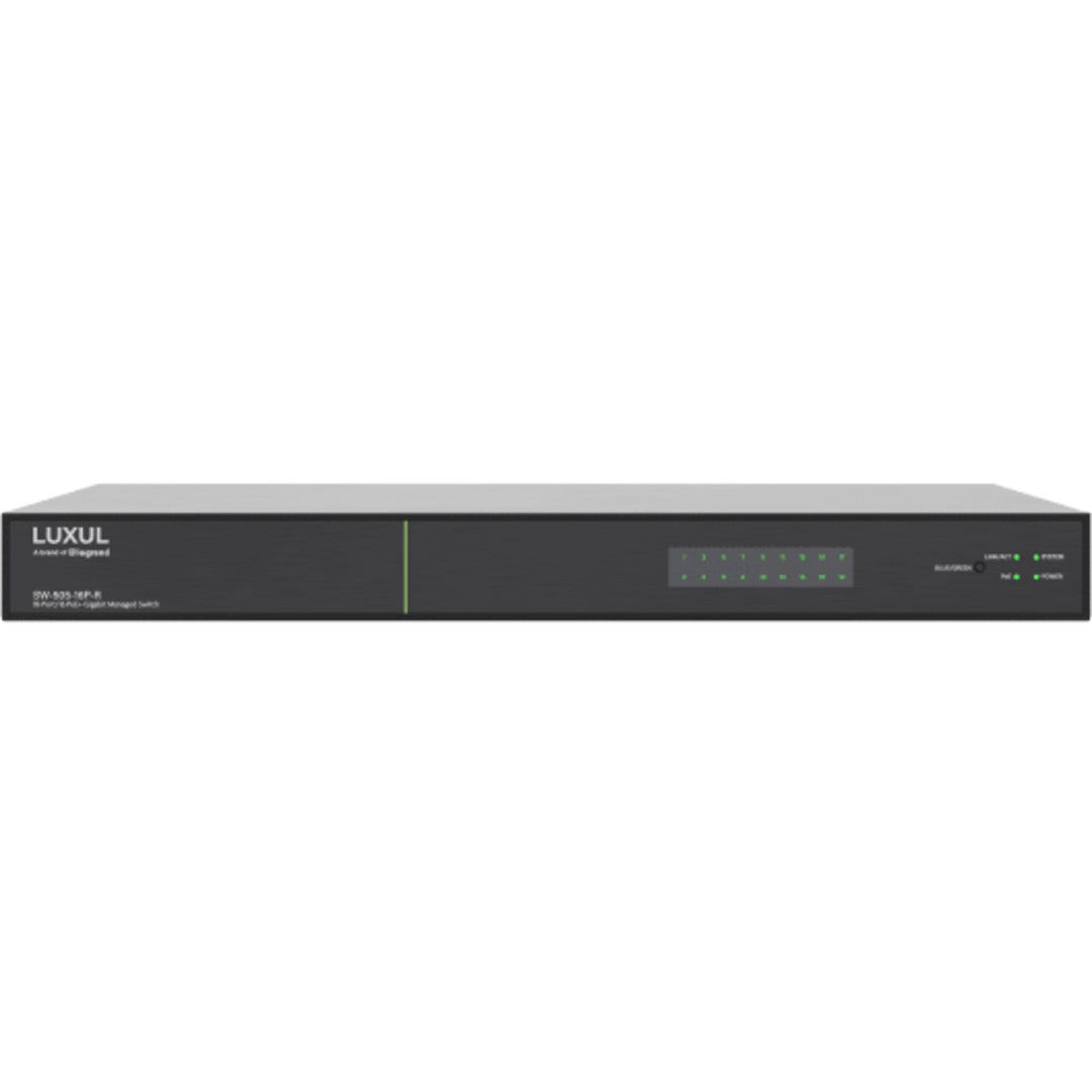 Luxul SW-505-16P-R 16 PoE+ | 2 Combo RJ45/SFP Ports - 1Gb L2/L3 Managed Switch