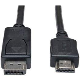 Tripp Lite by Eaton DisplayPort to HDMI Adapter Cable, Black (6 Ft.)