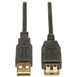 Tripp Lite by Eaton USB 2.0 Extension Cable, USB-A Male/Female, Black (10 Ft.)