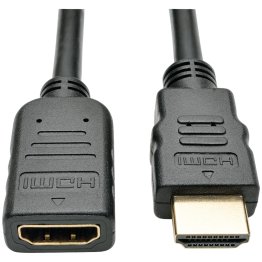 Tripp Lite by Eaton 4K at 30 Hz HDMI Male/Female High-Speed Extension Cable with Ethernet, 6 Ft., Black, P569-006-MF