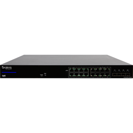 Araknis 420 Series PoE+ Network Switch - 16 or 24 Port - 16 | Front