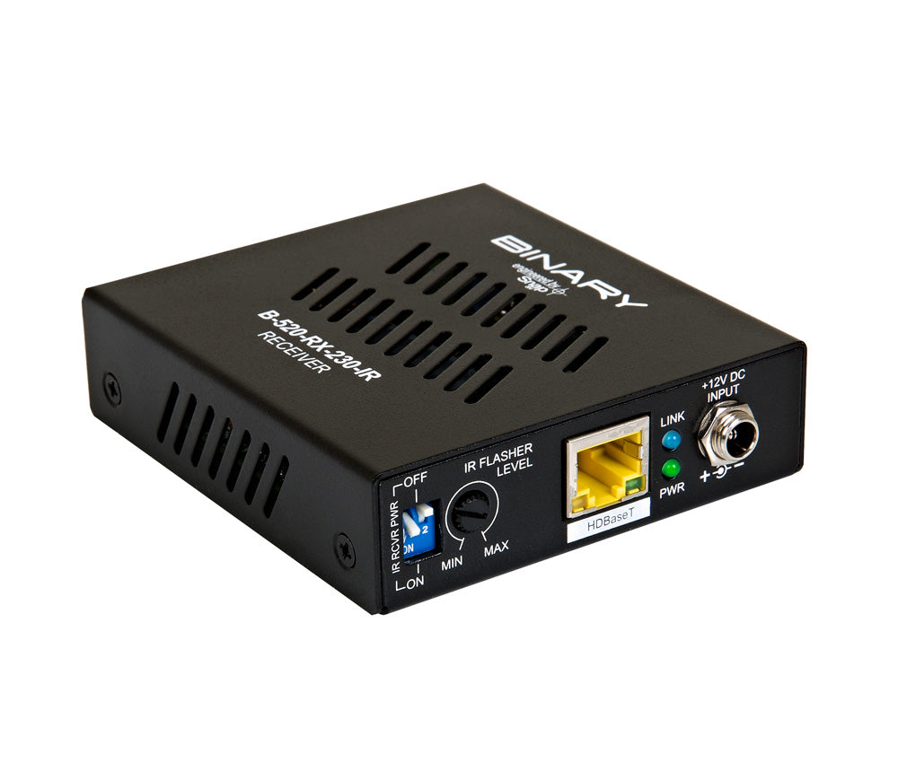 Binary 520 Series 1080p HDBaseT Receiver with IR