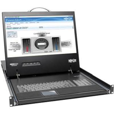 Tripp Lite by Eaton NetCommander 16-Port Cat5 KVM over IP Switch - 19 in. LCD 2 Remote + 1 Local User 1U Rack-Mount