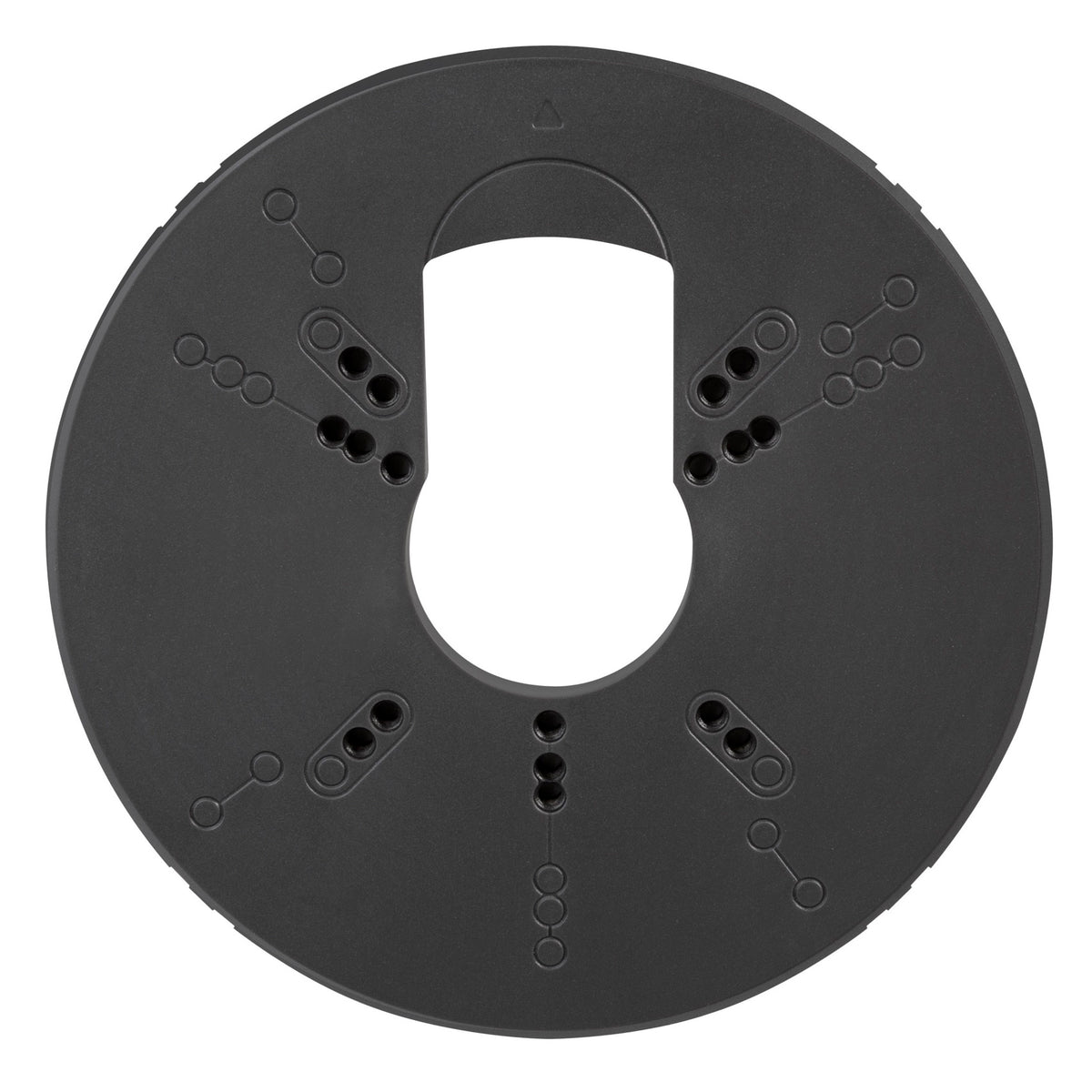 Luma Surveillance Gang Plate for Electric Gang Box (5 Pack) | Black