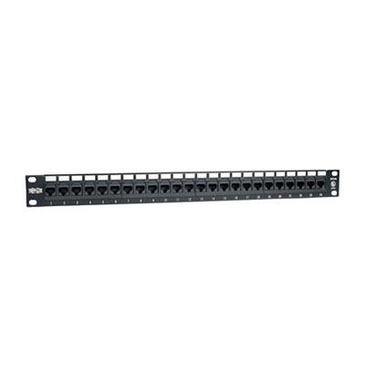 Tripp Lite by Eaton 24-Port Cat6 Cat5 Patch Panel Rackmount 110 Punch Down RJ45 Ethernet 1URM