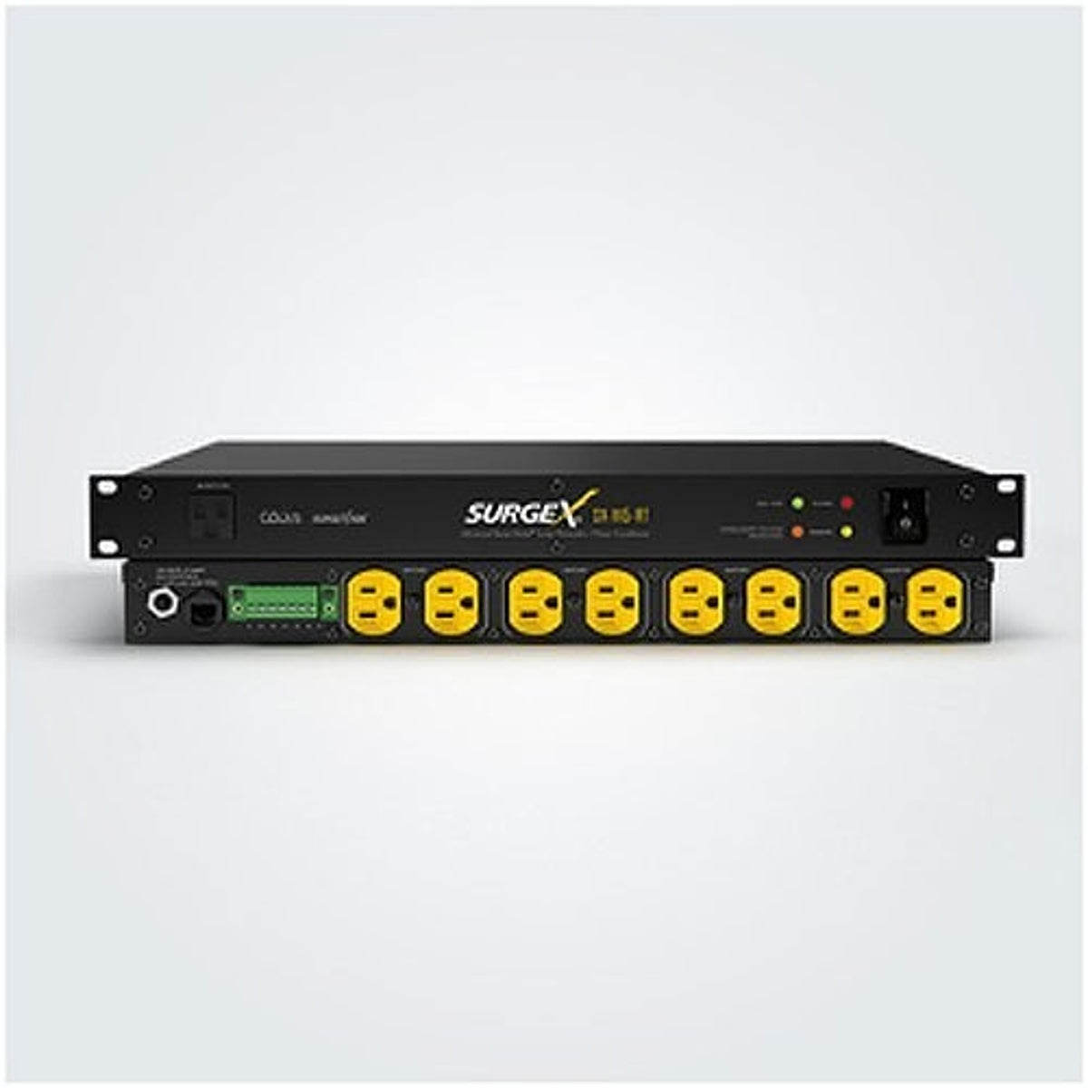 SurgeX SX-1115-RT Rack Mount Surge Eliminator and Power Conditioner with Remote, RU RMS, 120V/15A