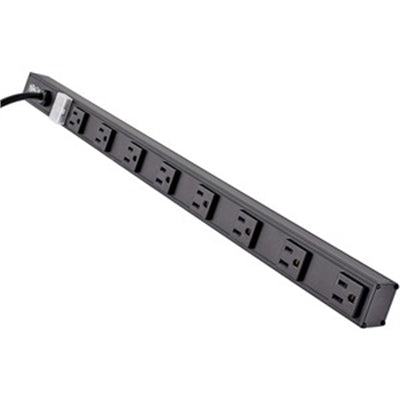 Tripp Lite by Eaton 8-Outlet Vertical Power Strip 120V 15A NEMA 5-15P 15 ft. (4.57 m) Cord 24 in. Black Housing