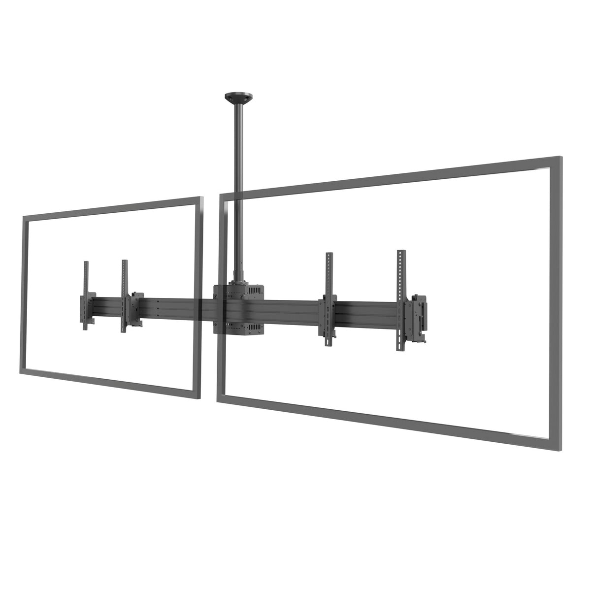 Strong Carbon Series 2x Single Sided Landscape Ceiling Mount - Large - 40"-80"