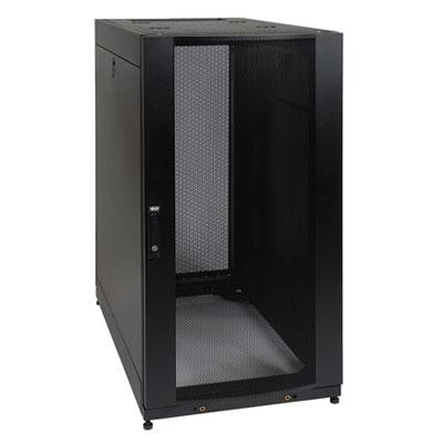 Tripp Lite by Eaton 25U SmartRack Standard-Depth Half-Height Server Rack Enclosure Doors and Side Panels