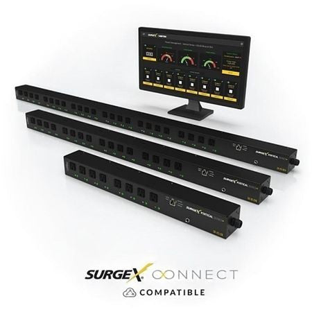SurgeX SX-VS-128 Vertical Rack PDU - 8 Outlets, 0RU