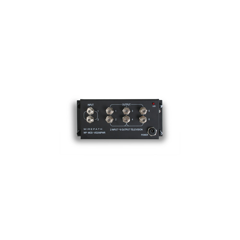 Wirepath Powered 2 x 6 Video Distribution Module