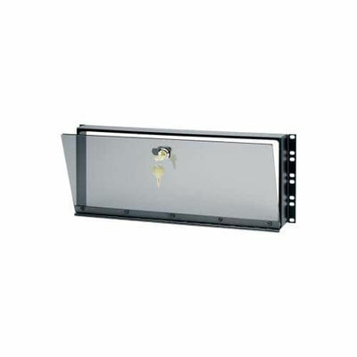 Middle Atlantic Security Cover with Hinged Plexi Door - Fixed - 4RU