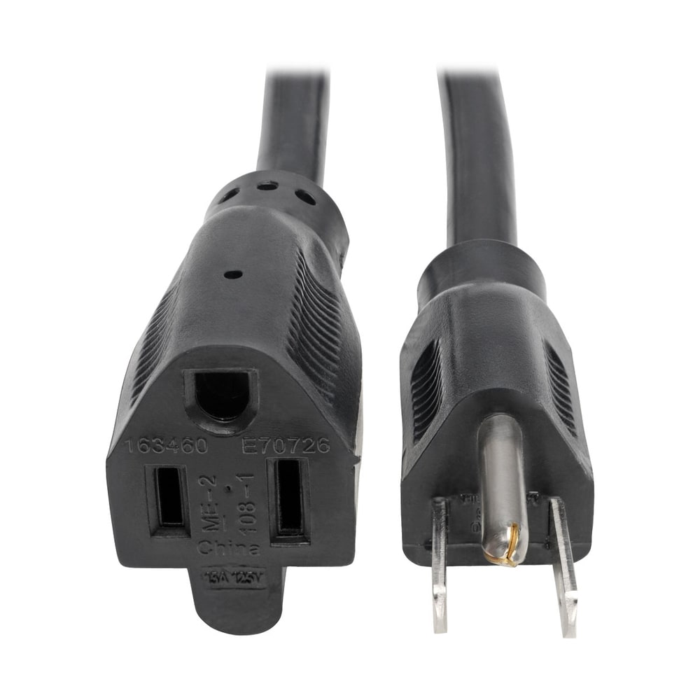Tripp Lite by Eaton 1-AC Outlet 15-Amp 3-Prong Grounded Heavy-Duty Indoor Extension Cord, 14 AWG with Straight Plug (6 Ft.)