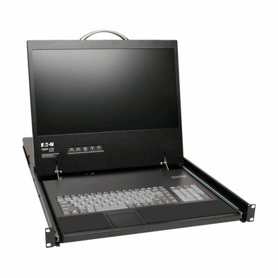 Tripp Lite by Eaton NetCommander 8-Port Cat5 KVM over IP Switch - 19 in. LCD 1 Remote + 1 Local User 1U Rack-Mount