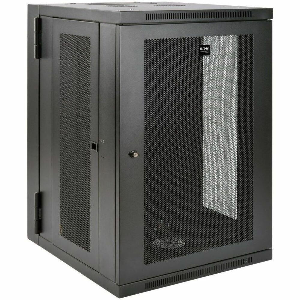 Tripp Lite by Eaton SmartRack 18U UPS-Depth Wall-Mount Half-Height Rack Enclosure Hinged Back
