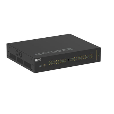 Netgear GSM4248UX M4250-40G8XF-PoE++ AV Line 40x1G Ultra90 PoE++ 802.3bt 2,880W and 8xSFP+ Managed Switch