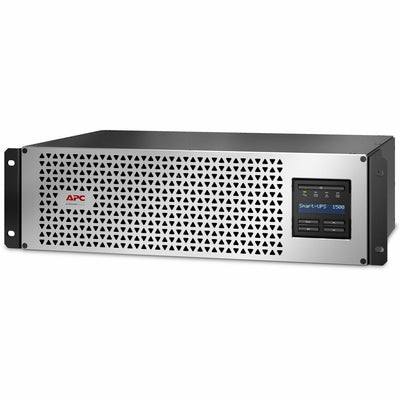APC Smart-UPS, Line Interactive, 1500VA, Lithium-ion, Rackmount 3U, 120V, 6x NEMA 5-15R outlets, SmartConnect Port+Network Card, Short Depth, AVR, LCD