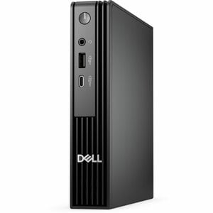 Dell Pro Micro QCM1250 Desktop Computer - Intel Core i3 14th Gen i3-14100T - 8 GB - 256 GB PCI Express NVMe 4.0 SSD - Micro PC - Intel Chip - Windows 11 Pro - Intel UHD Graphics 730 DDR5 SDRAM - Engli