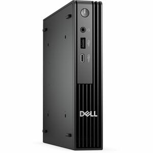 Dell Pro Micro QCM1250 Desktop Computer - Intel Core i5 14th Gen i5-14500T - 8 GB - 256 GB SSD - Micro PC - Black - Intel Chip - Windows 11 Pro - Intel UHD Graphics 770 DDR5 SDRAM - English (US) Keybo