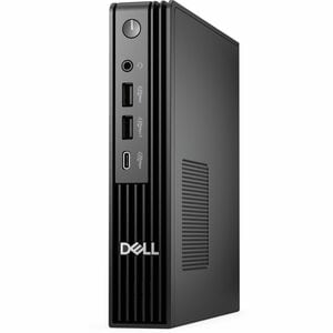 Dell Pro Micro Plus QBM1250 Desktop Computer - Intel Core Ultra 5 235 - vPro Technology - 16 GB - 256 GB SSD - Micro PC - Black - Intel Chip - Windows 11 Pro - Intel DDR5 SDRAM - English (US) Keyboard