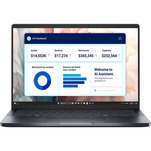 Dell Pro 14 Premium PA14250 14" Copilot+ PC Notebook - Full HD Plus - 60 Hz - Intel Core Ultra 5 236V - vPro Technology - 16 GB - 512 GB SSD - English (US) Keyboard - Magnetite - Intel Chip - 1920 x 1