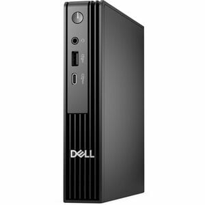 Dell Pro Micro QCM1255 Desktop Computer - AMD Ryzen 5 8500GE - 16 GB - 512 GB PCI Express NVMe 4.0 SSD - Micro PC - AMD Chip - Windows 11 Pro - AMD Radeon 740M Graphics DDR5 SDRAM - English (US) Keybo
