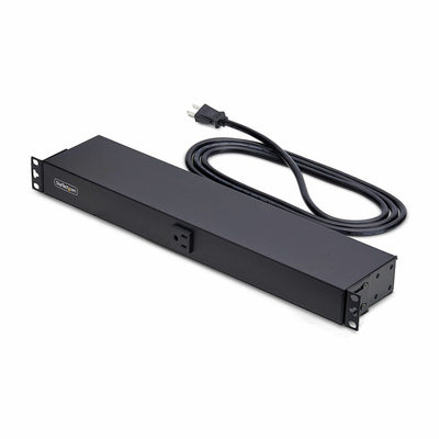 StarTech 13-Outlet Rackmount PDU, 1U Server Power Strip (1 Front / 12 Rear Outlets)