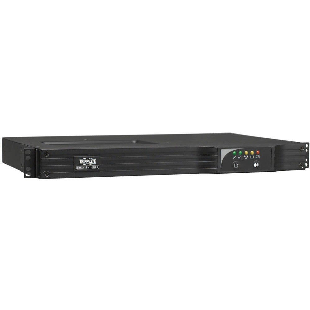 Tripp Lite by Eaton UPS SmartPro 120V 750VA 600W Line-Interactive Sine Wave UPS 1U Rack/Vertical Network Management Card Options USB DB9 Serial