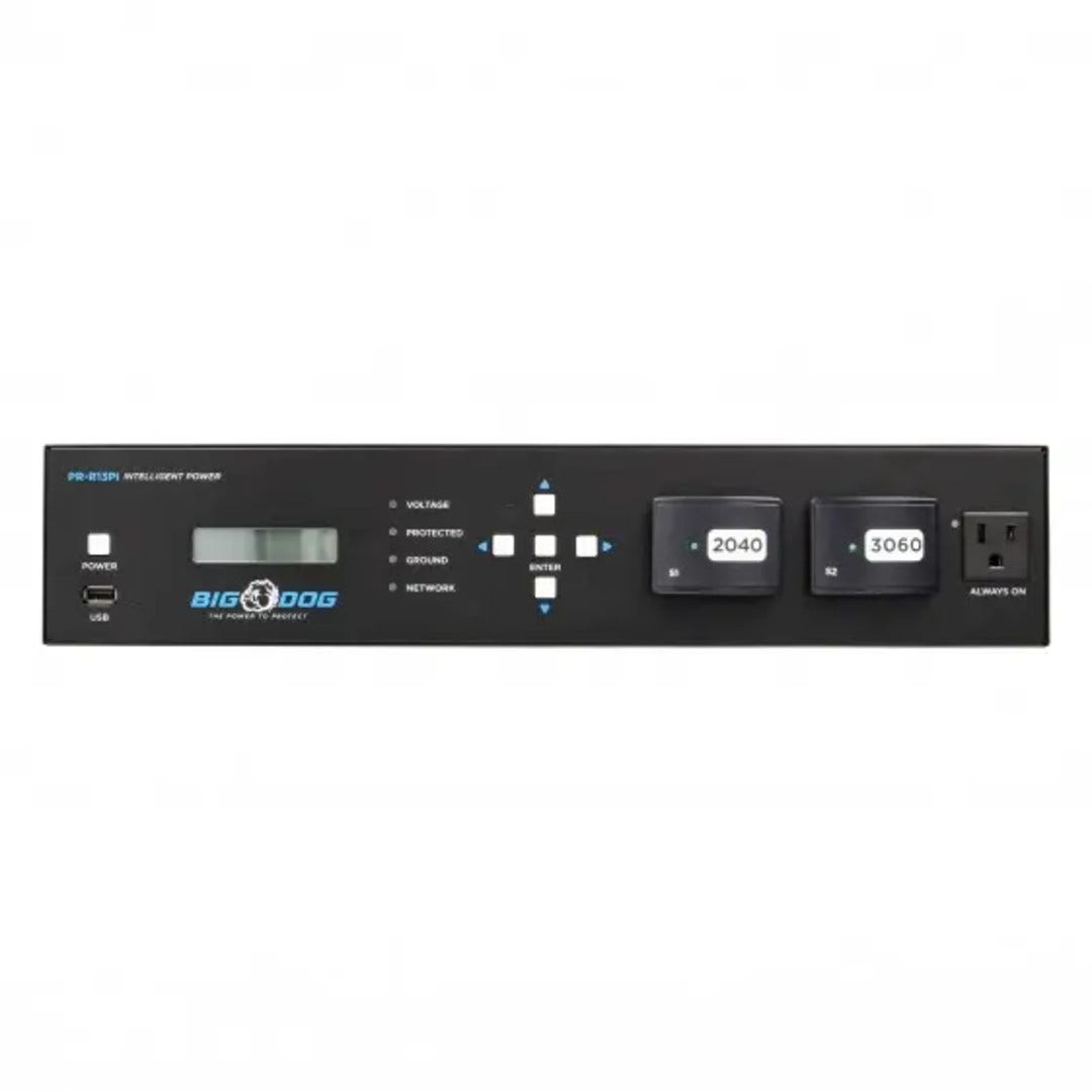 Big Dog Power PR-R13PI 13 Outlet Smart Rack Mount Power Distribution Unit