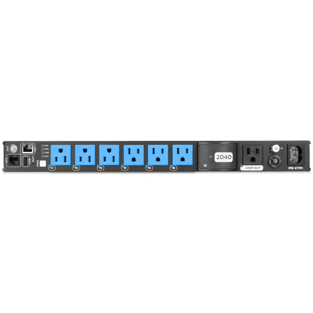 Big Dog Power PR-V7PI 7 Outlet Vertical Smart Rack Mount Power Distribution Unit