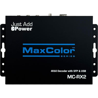 Just Add Power MC-RX2 MaxColor Series 4K60 Decoder with KVM, ARC, and Fiber