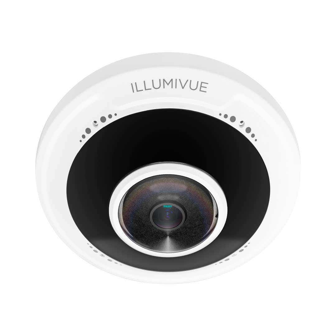 Illumivue IP12VD360-IR 12MP Ultra HD Vandal-Resistant Fisheye Fixed Dome IP Camera