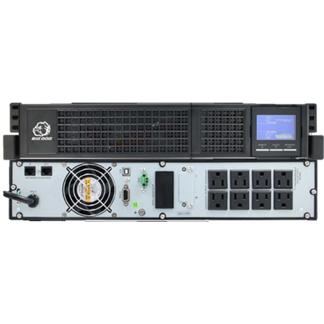Big Dog Power PR-R8U2K 2000VA Online UPS