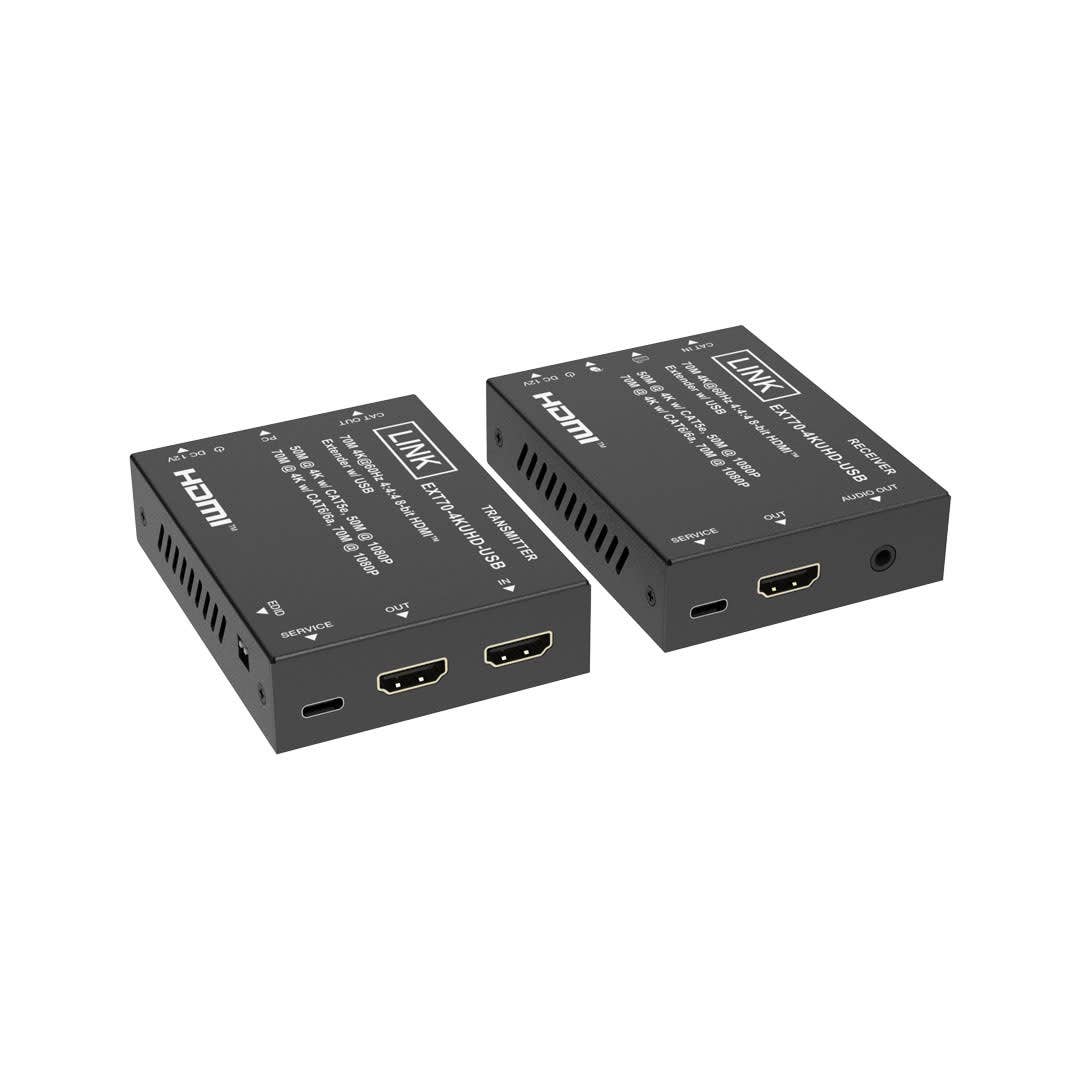 LINK Brand EXT70-4KUHD-USB 70M 4K HDMI & USB Extender