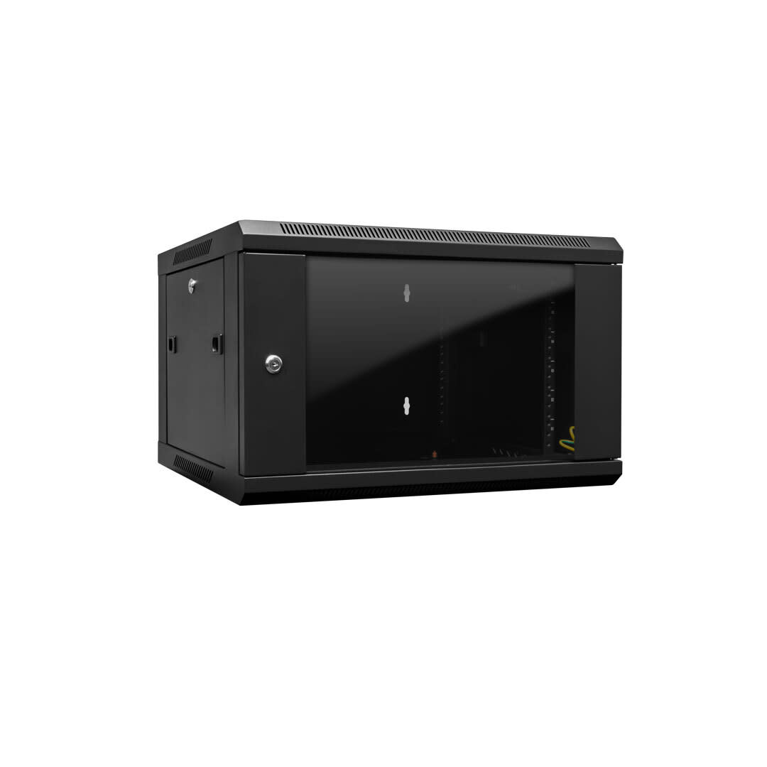 RACK Brand ER6W 6 Space Enclosed Wall-Mounted Rack
