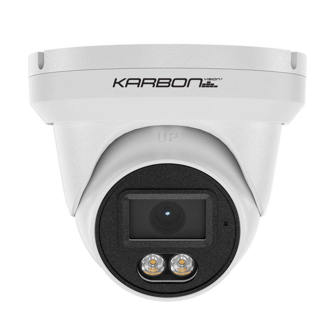 Karbon Vision KV-S-IPR5180HZBW-B 8MP IP Full-Color Fixed Turret Camera