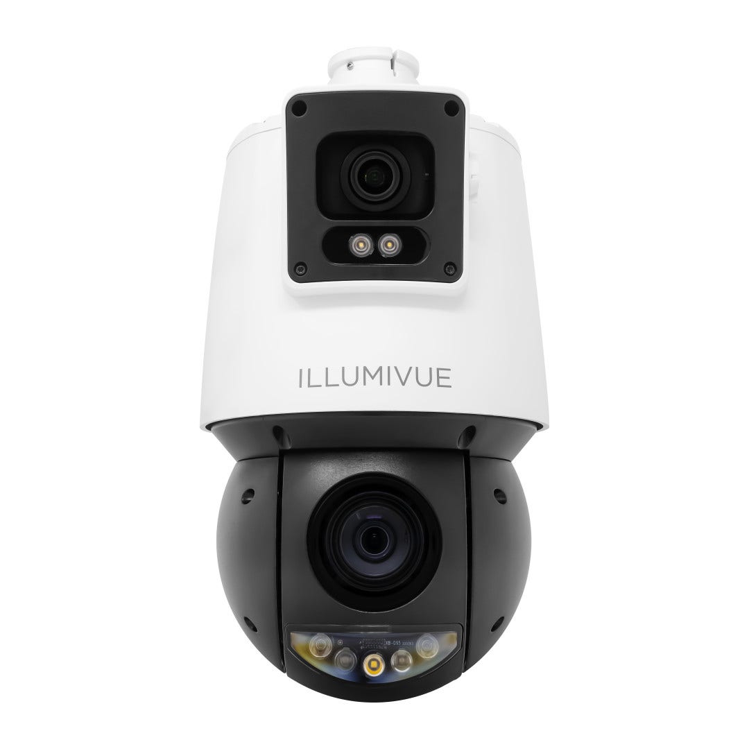 Illumivue IP5PTZDL25X-DNL 5MP+5MP Dual Lens PTZ IP Camera with NightColor & NightLight