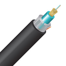 Cleerline SSF 2-Strand Rugged Micro Distribution Fiber Optic Cable - 1000 Ft