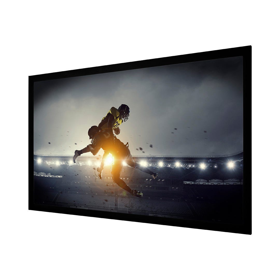SCRN Brand 110FIXW 110" Fixed Screen By Screen Innovations - Matte White 1.0