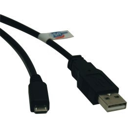 Tripp Lite by Eaton USB 2.0 Cable, A Male/Micro-B Male, Black (6 Ft.)