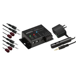 Ethereal IR Repeater Kit with 1 Bar Receiver and 4 Emitters, CS-IRKIT1US