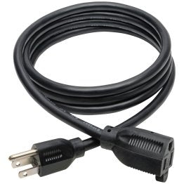 Tripp Lite by Eaton 1-AC Outlet 15-Amp 3-Prong Grounded Heavy-Duty Indoor Extension Cord, 14 AWG with Straight Plug (6 Ft.)