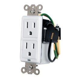 Panamax Max-In-Wall 15-Amp Duplex Receptacle Outlet with 1,350 Joules of Surge Protection, MIW-SURGE-1G