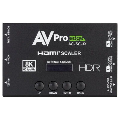 AVPro 8K HDMI Downscaler, EDID Manager & Audio De-Embedder