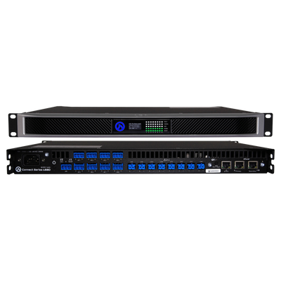 LEA Dante Connect Series 168D Power Amplifier | 8-Channel x 160W