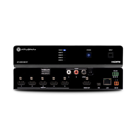 Atlona 4K HDR Five-Input HDMI Switcher