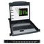 Tripp Lite by Eaton NetDirector 8-Port 1U Rack-Mount Console KVM Switch with 19-in. LCD + 8 PS2/USB Combo Cables